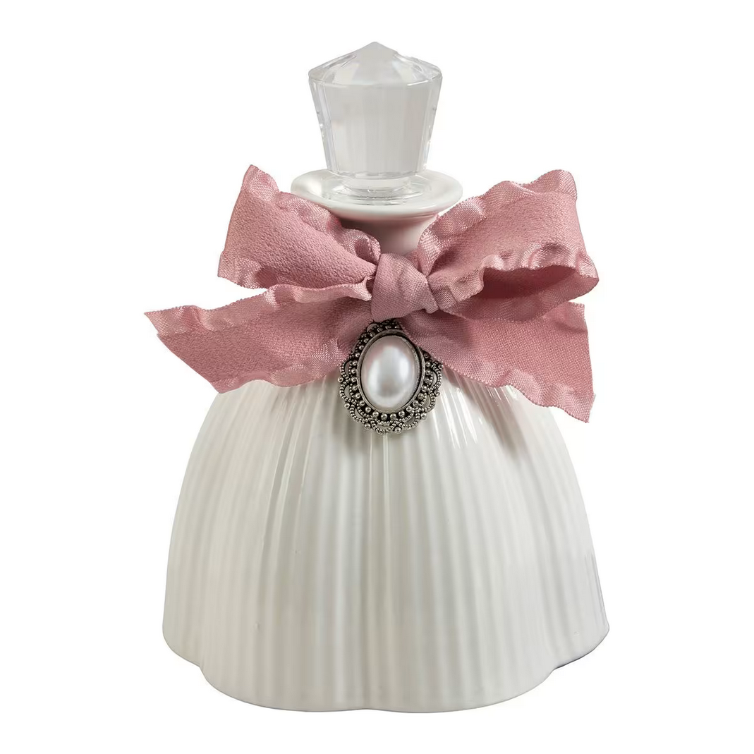 Home fragrance diffuser Marie-Antoinette ribbed white 200 ml - Marquise