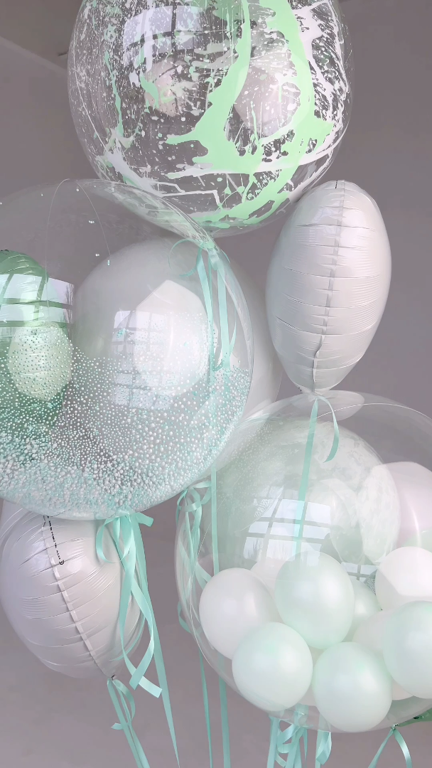 Emerald Whisper Balloon Bouquet