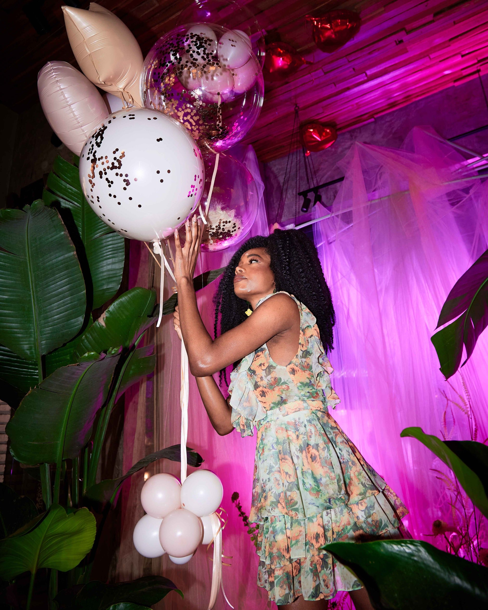 Golden Glow Balloon Bouquet