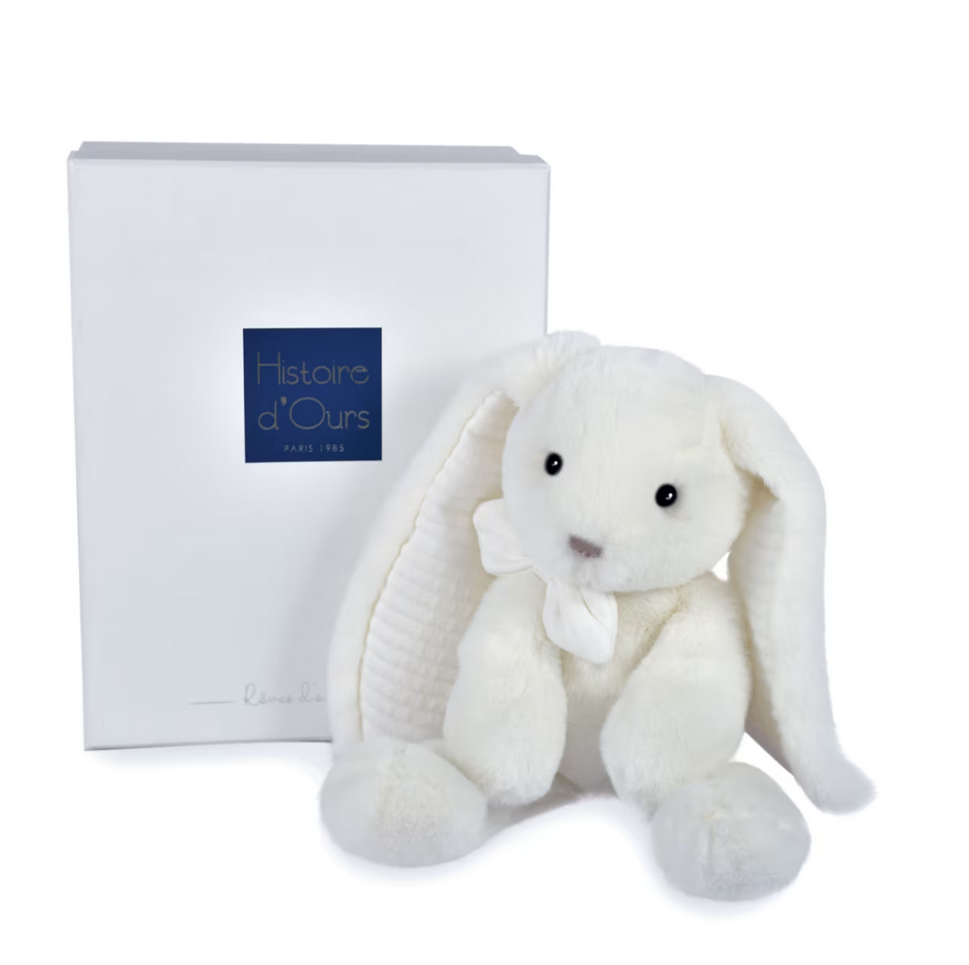 Preppy Chic: White Bunny 11.8"