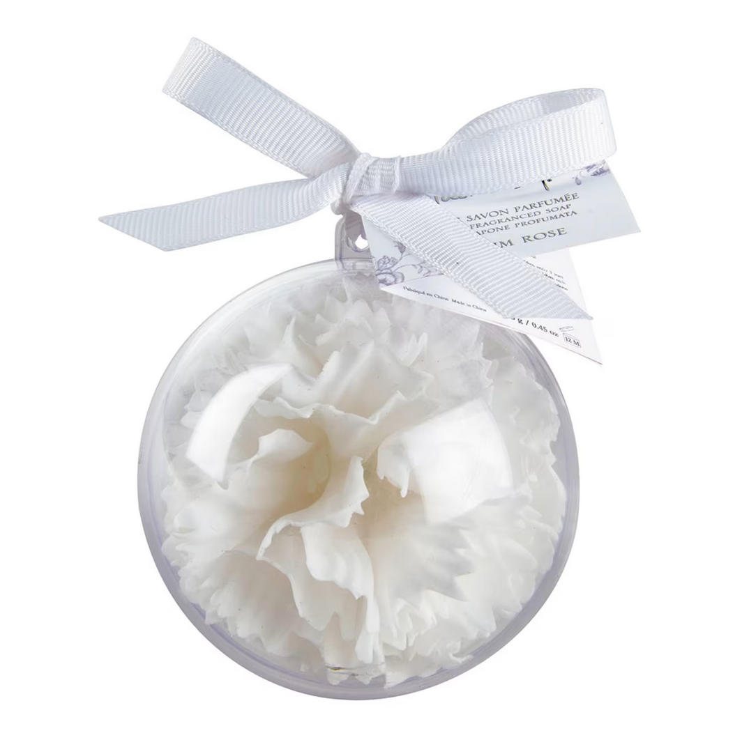 Scented soap bauble Rose Carnation white - fragrance Rose