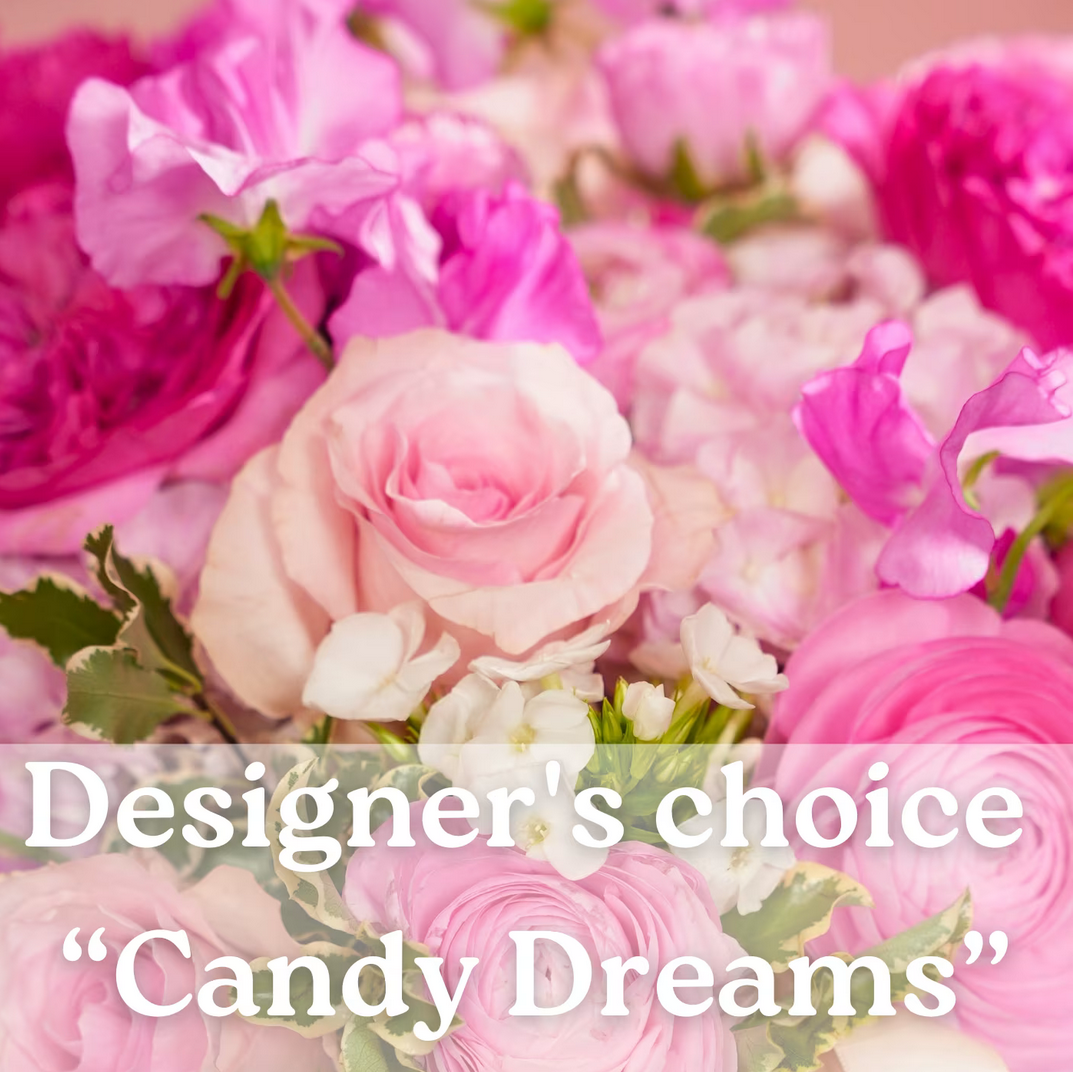 №147 Designer's choice “Candy Dreams” White/ Pink/ Hot pink