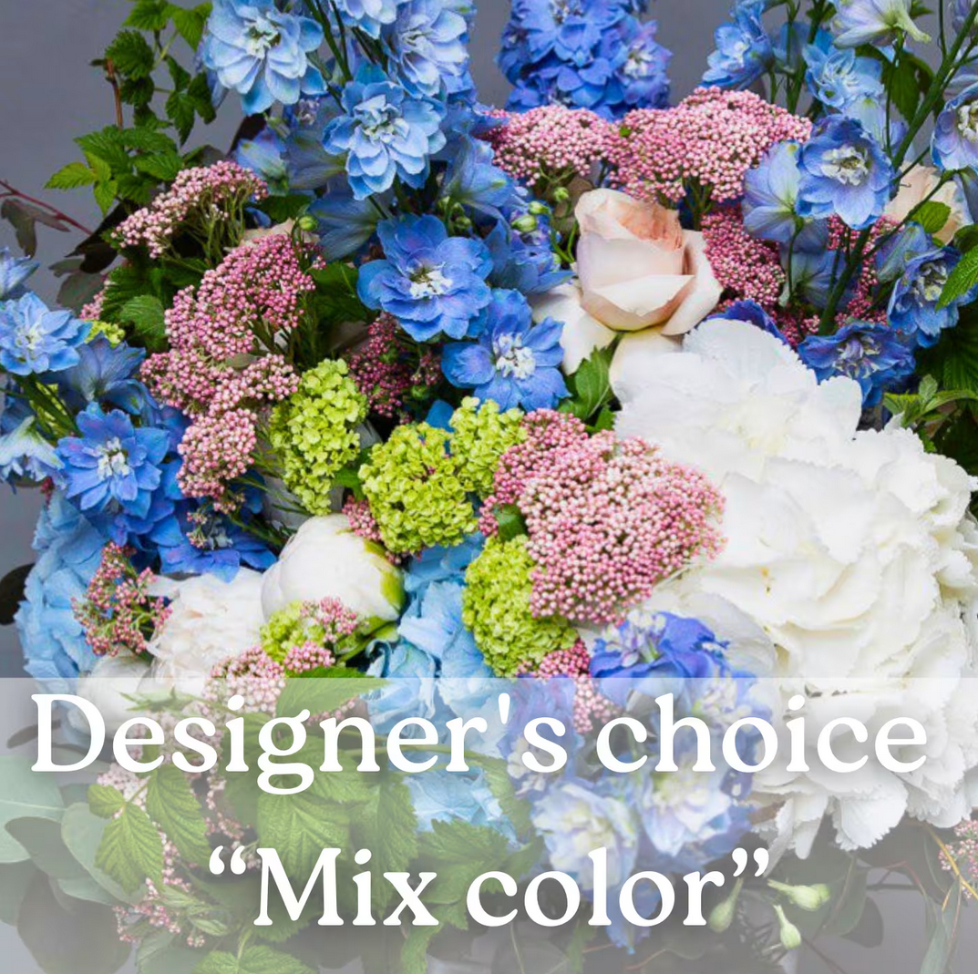 Designer's choice “Mix color” Blue/ White/ Pink/ Green