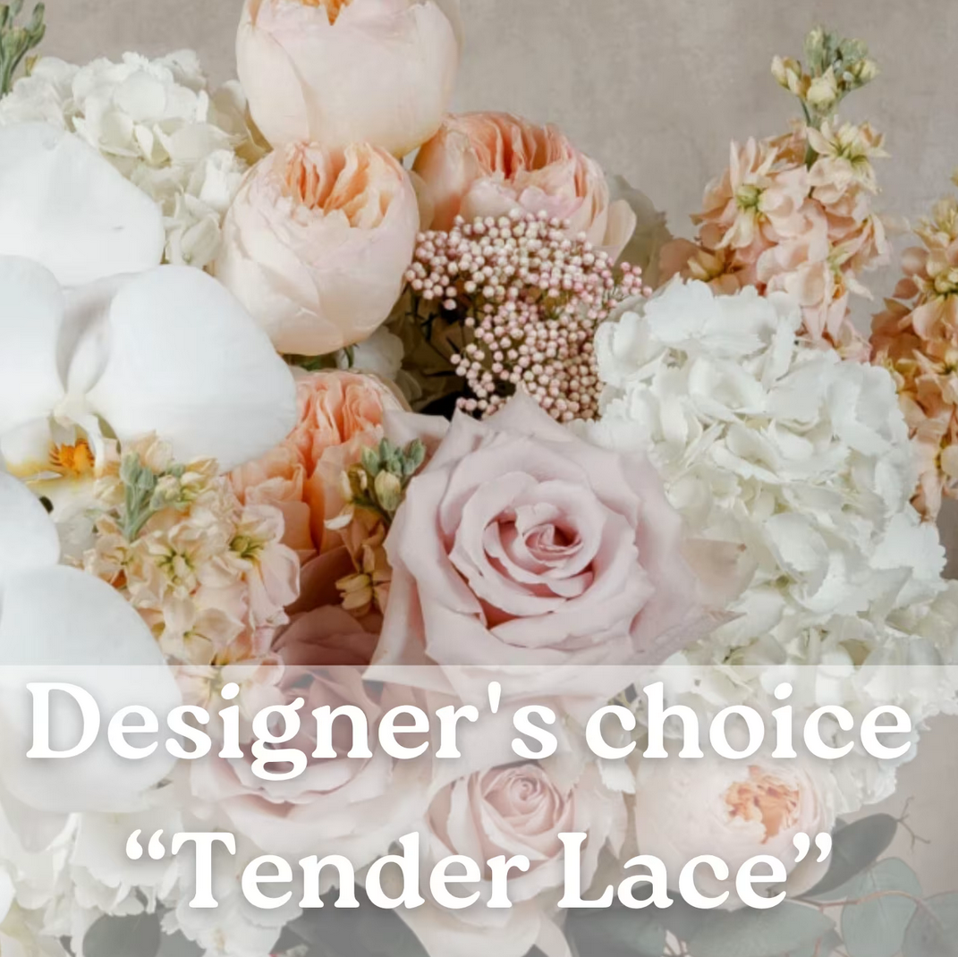 №144 Designer's choice “Tender Lace” White/ Nude