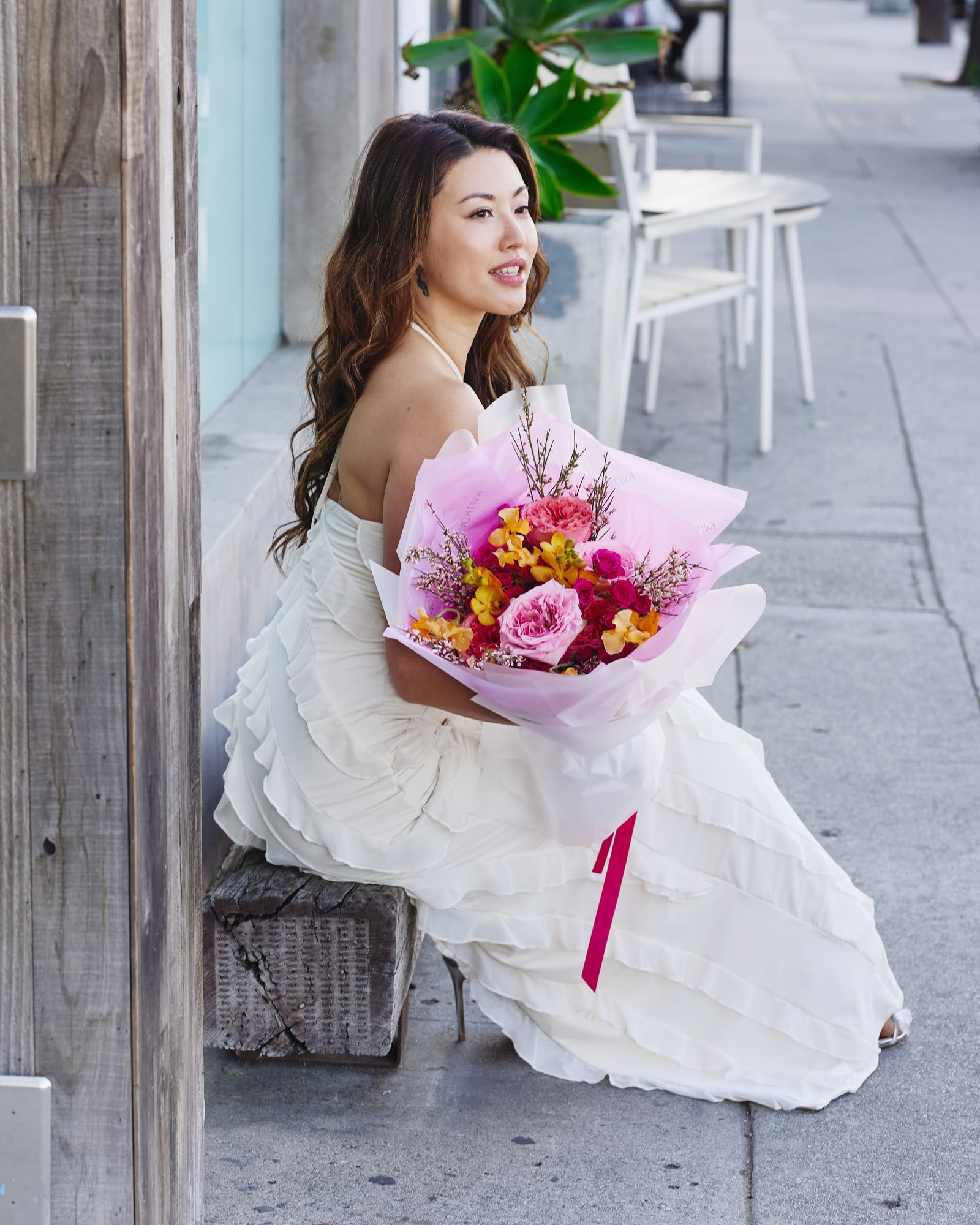 №620 Sunset Sorbet Bouquet